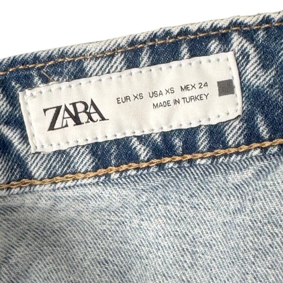 NWT Z1975 DENIM MINI SKIRT RAW EDGE LACE UP FESTIVAL FIERCE LOLITA BADDIE XS - Picture 11 of 13